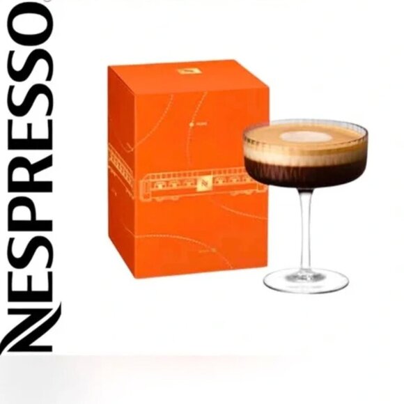 Nespresso Other - Nespresso Barista Festive Glass Set of 2 New